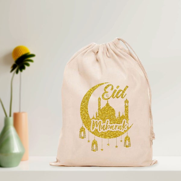 Eid Mubarak Favor Bag, Ramadan Favor Bag, Eid Treat Bag