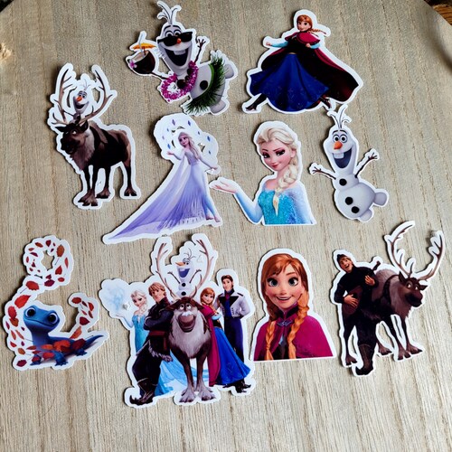 Frozen Stickers 10 Pack Etsy