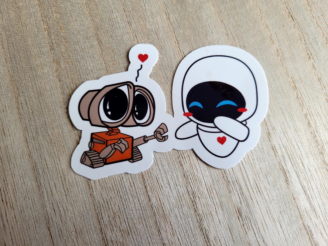 Walle and Eve Sticker Etsy