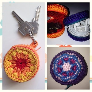 Bolsa ebook mandala con cremallera