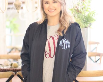 monogrammed rain jacket monogrammed rain coat rain jacket  rain coat, personalized rain jacket, gifts for her