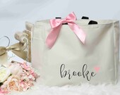 Bridesmaid tote bag, bridal party totes, wedding gift, bridesmaid gift, wedding tote, personalized tote, bridesmaid proposal, monogram tote