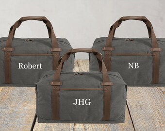 set of 3 Groomsmen bags, Groomsmen Gift, personalized weekender, travel bag, monogram duffel bag, duffle bag, groomsman gift, gifts for him