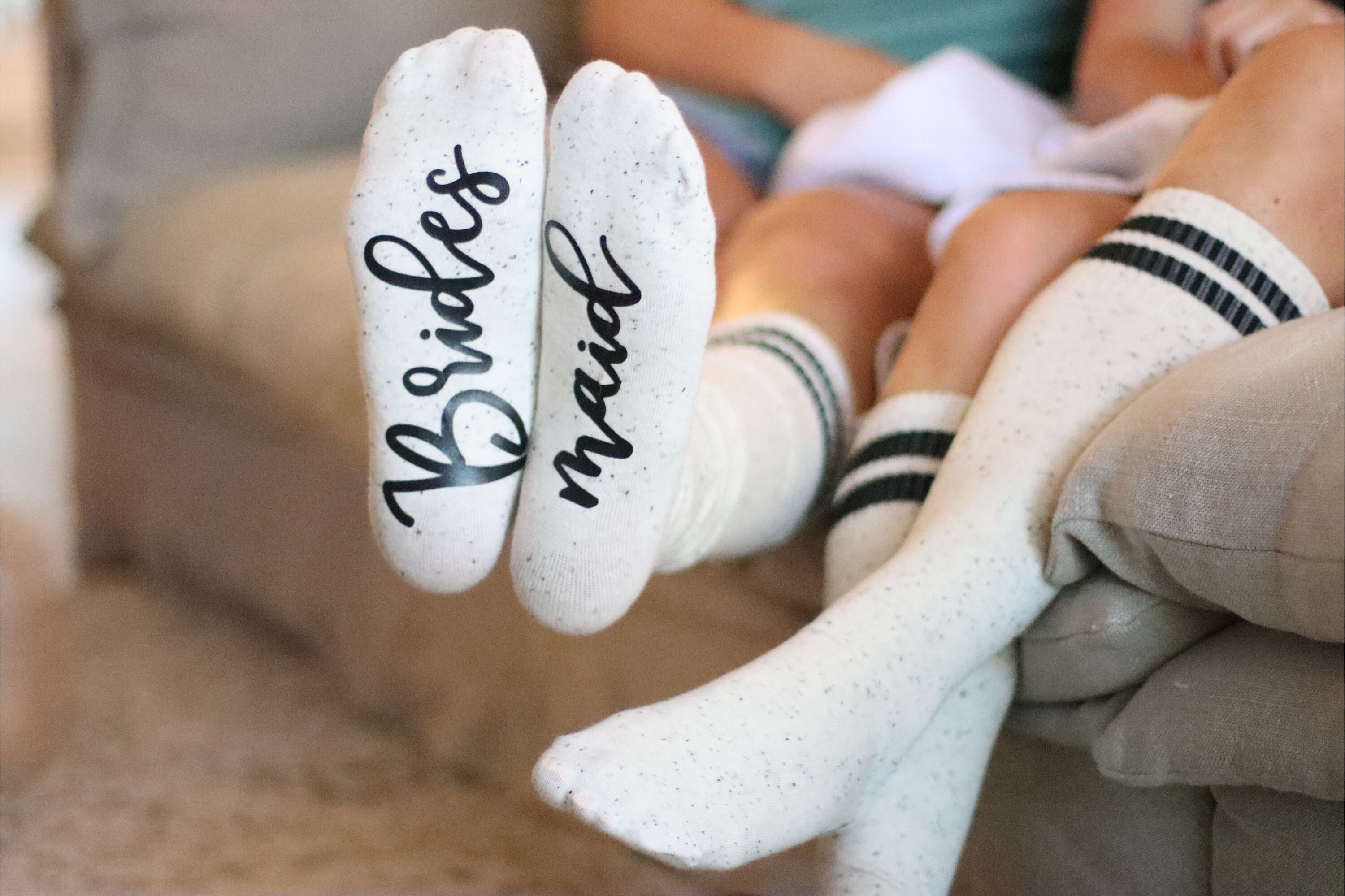 ivory bridesmaid socks