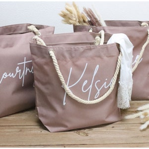 Bridesmaid tote bag, Bridesmaid Gifts, Personalized tote Bag
