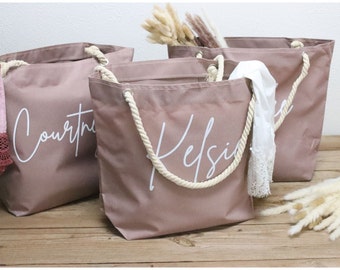 Bridesmaid tote bag, Bridesmaid Gifts, Personalized tote Bag