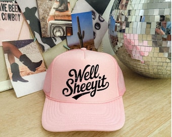 Well Sheeyit Snapback Trucker Hat, Camo Hat, Snapback Hat, Trucker Hat, Otto Hat, Graphic Cap, Camo Snapback, Country Hat