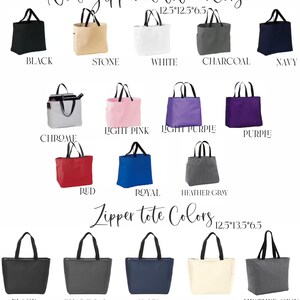 Personalized Bridesmaid Tote Bag, Bridesmaid Gift, Personalized Tote image 6