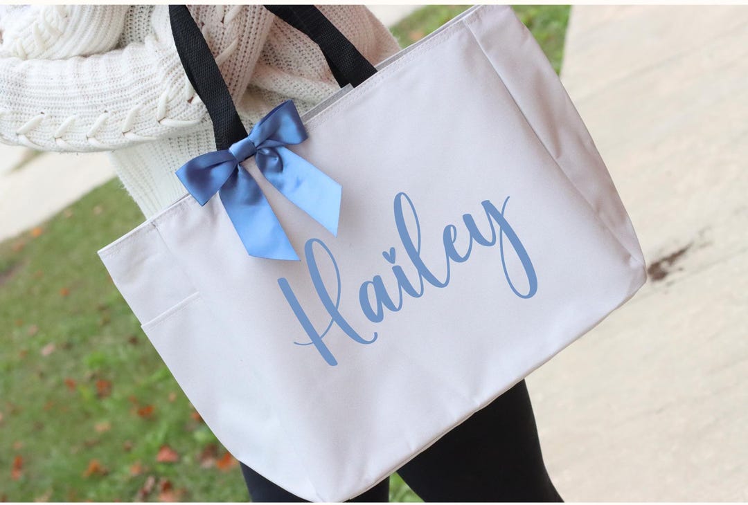 Personalized Bridesmaid Tote Bag, Bridesmaid Gifts - Etsy