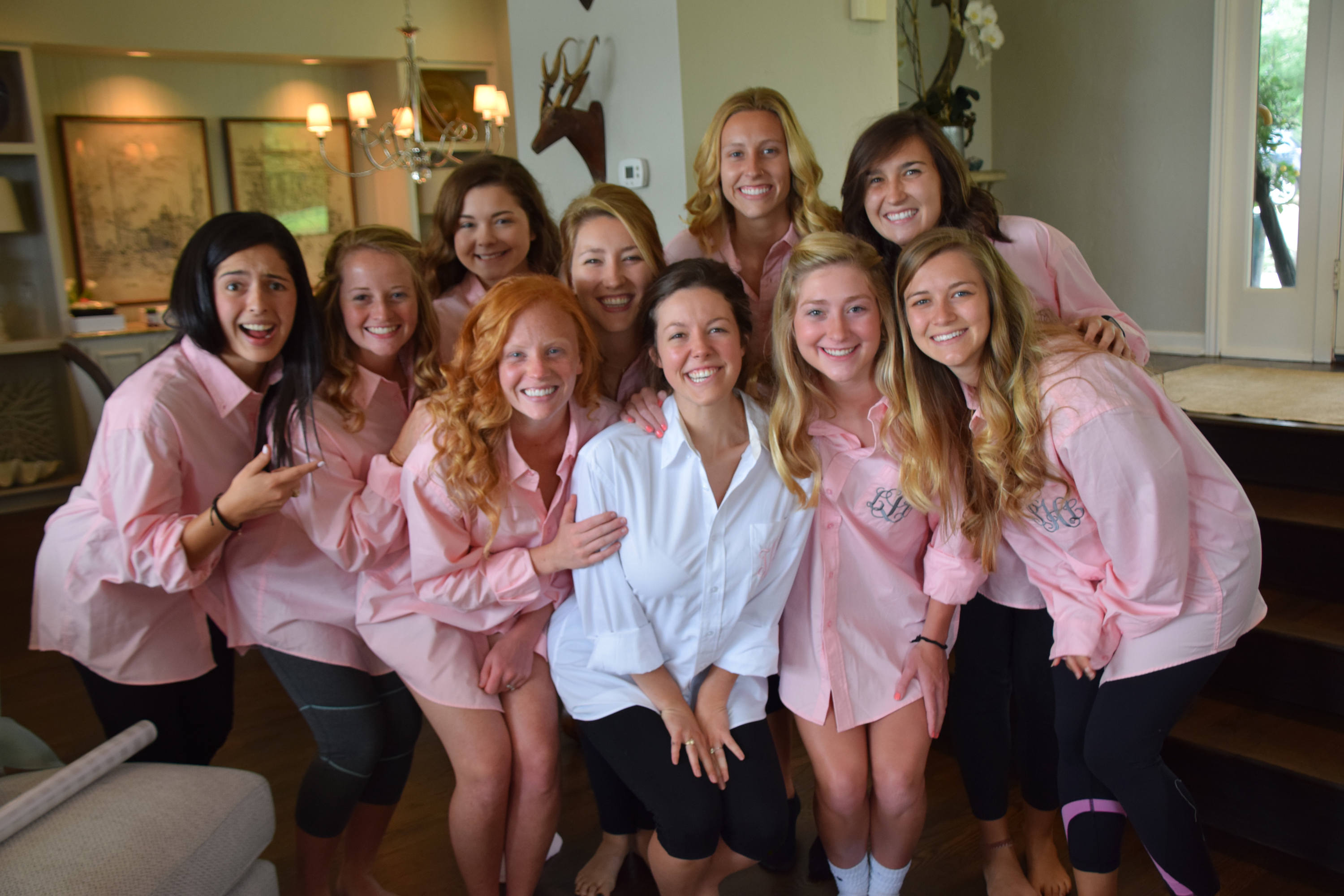 bridesmaid button down shirts