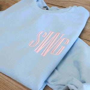 Personalized Sweatshirt, Monogrammed Sweater, Gifts for Her