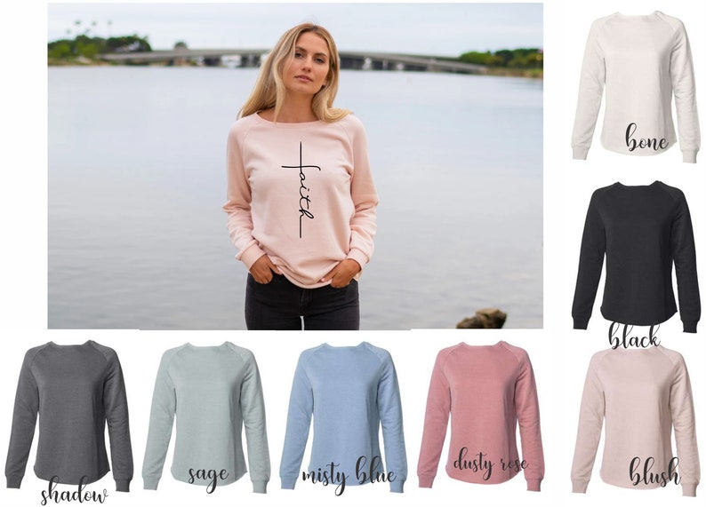 faith shirt spiritual shirt pullover, sweater women sweatshirt crewneck faith sweater