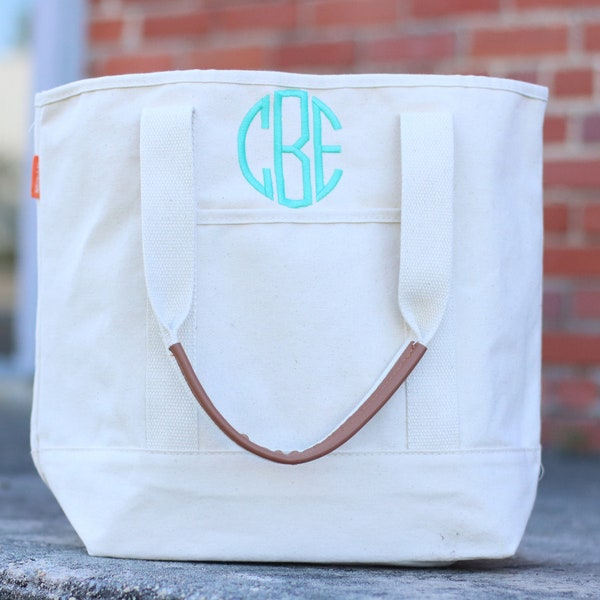 Monogram Tote Bag - Etsy