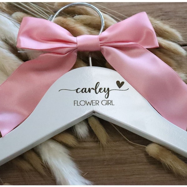 flower girl hanger, childrens hangers, Personalized engraved Bridesmaid Hangers, Wedding Dress Hanger, Engraved Bridesmaid Hanger