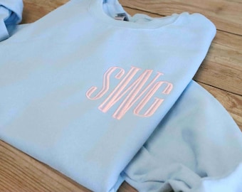 Personalized Sweatshirt, Monogrammed Sweater, Gifts for Her