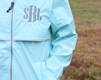 monogrammed rain jacket, charles river jacket, rain coat, personalized rain coat, personalized jacket, monogram rain coat