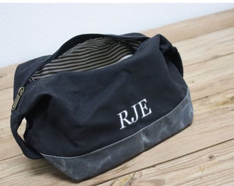 Personalized Groomsmen Dopp Kit, Groomsmen Gift, Toiletry Bag, Groomsmen Bag, Gifts for Him