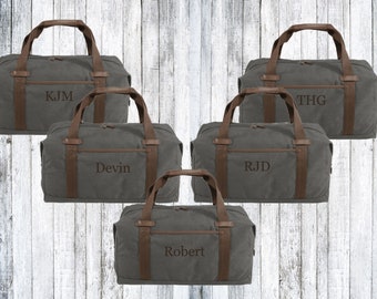 set of 2 Groomsmen bags, Groomsmen Gift, personalized weekender, travel bag, monogram duffel bag, duffle bag, groomsman gift, gifts for him