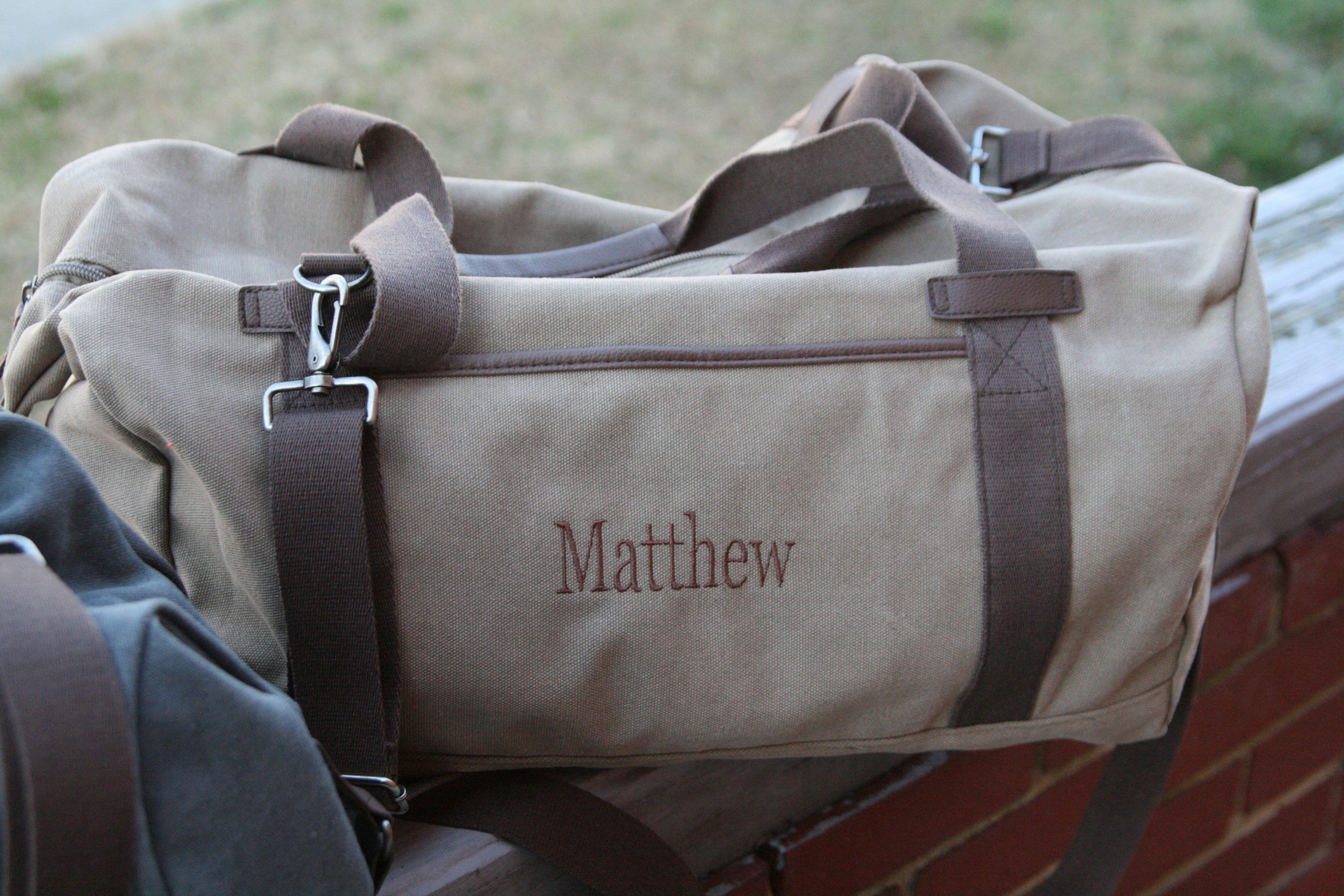 personalized duffle bags for groomsmen