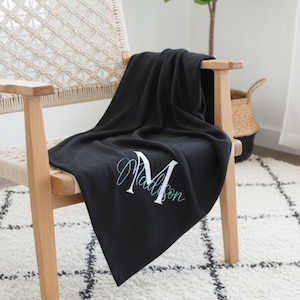 Custom Blanket, Personalized Name Blanket, Holiday Gifts for Her, Team Name Blanket, Stadium Blanket, Throw Blanket