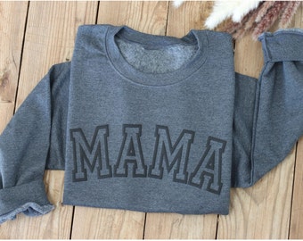 Mama Sweatshirt, Mama Est Sweatshirt, Mothers Day Gift, Cool Mom, First Mothers Day Gift, Personalized Gift, Mom Shirt, New Mom Gift