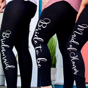 Bridesmaid leggings, bridesmaid gifts, bridesmaid proposal, bridesmaid box image 2