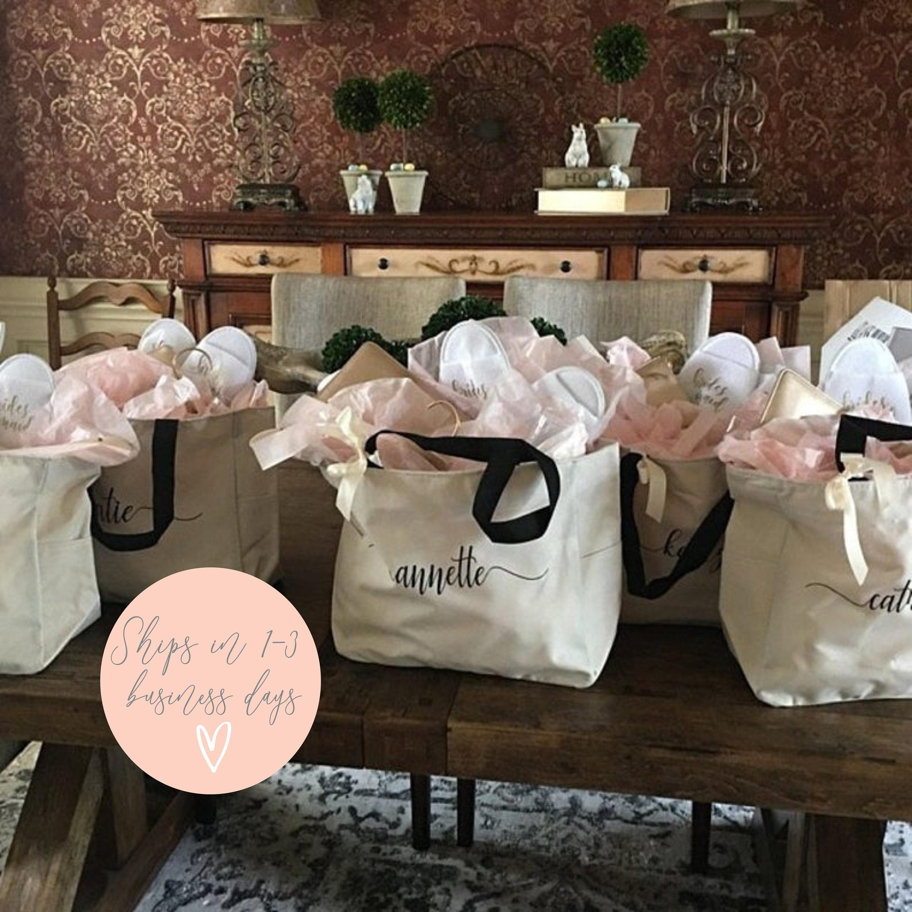 bridal party totes