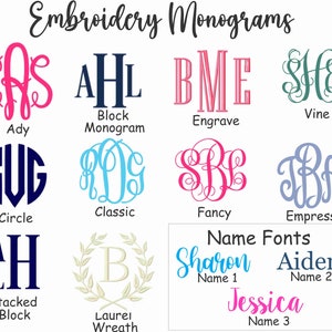 Monogrammed Fleece Jacket, Full Zip Jacket, Ladies Jacket, Gifts for ...