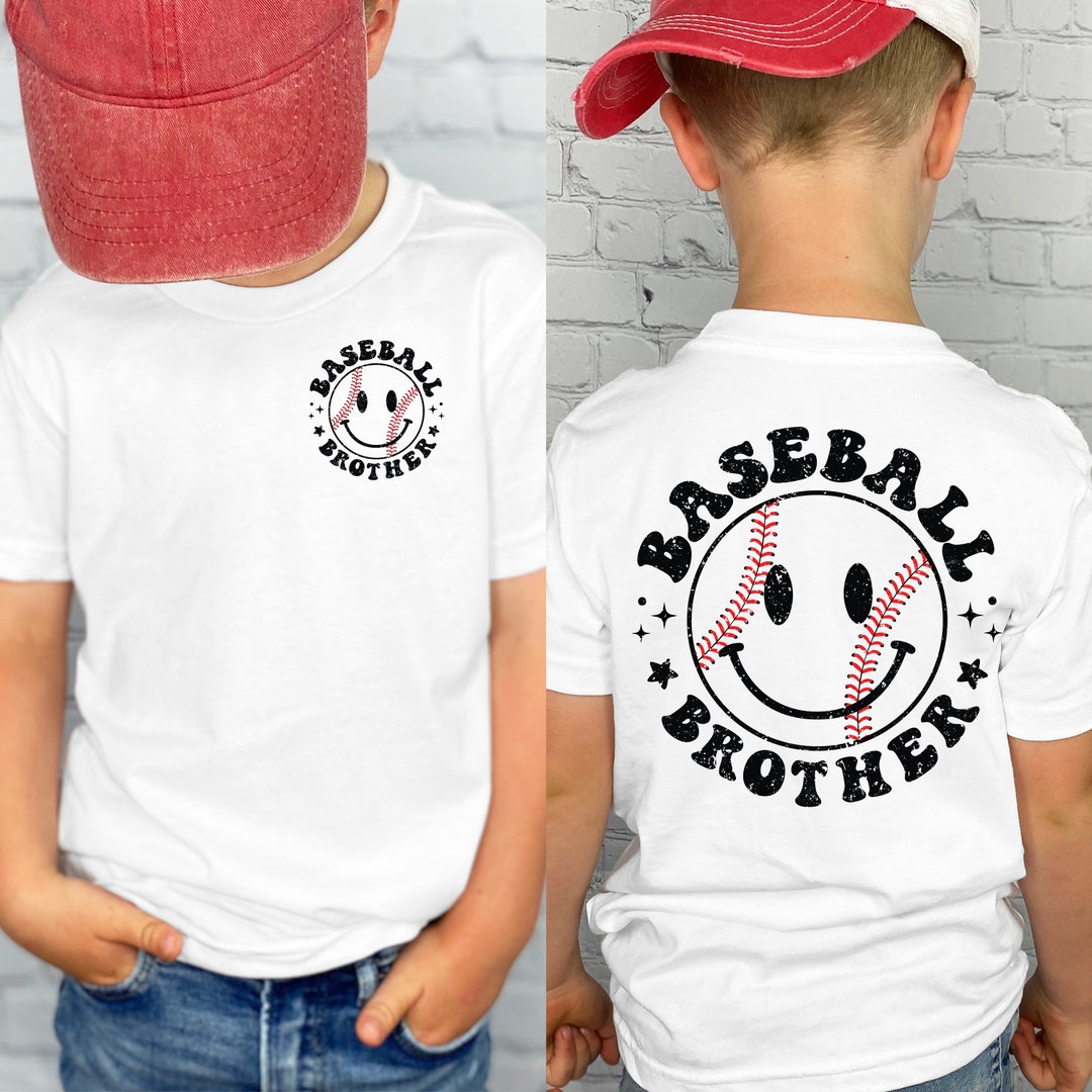 Custom Baseball Brother Shirt Little Kid Brother Baseball Etsy