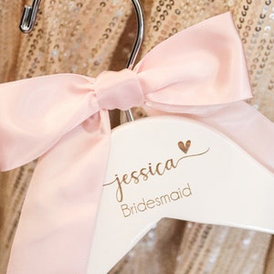 Bridesmaid Hanger~Engraved Wood Hanger~Bridesmaid Gifts~Personalized Wedding Hangers~Bridal Party Gifts~Bridesmaid Gifts