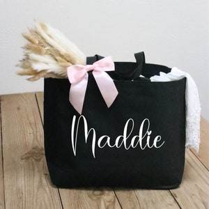 Bridesmaid tote bag~bridal party gifts~ personalized bridesmaid gifts~maid of honor tote bag~