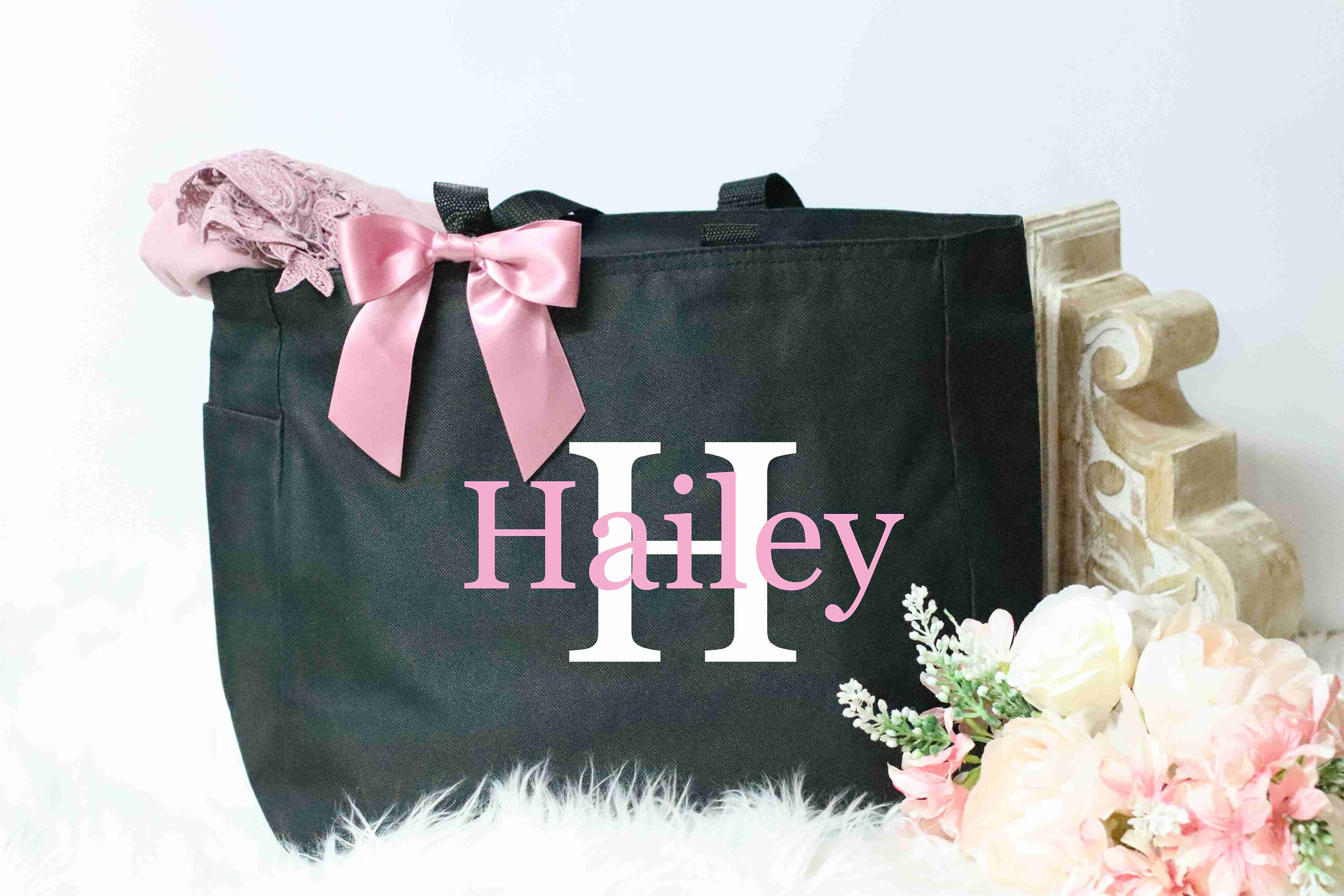 Bridesmaid tote bag, bridesmaid tote, personalized tote, bridal party…