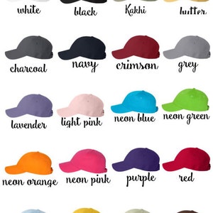 Monogrammed cap, monogrammed hat, personalized cap, monogrammed baseball cap image 4