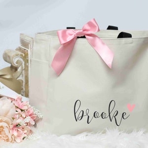 Bridesmaid Tote Bags, Maid of Honor Tote, Personalized Bridesmaid Bags, Bridesmaid Gifts