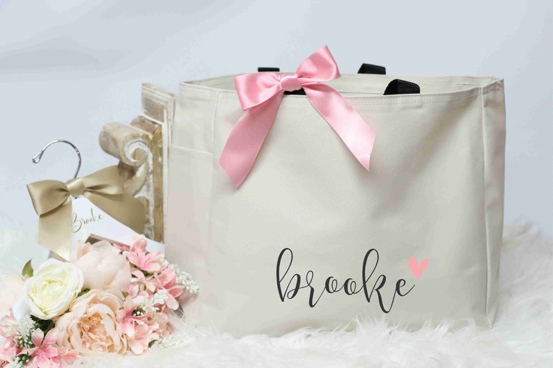 Bridesmaid tote bag, bridal party totes, wedding gift, bridesmaid gift, wedding tote, personalized tote, bridesmaid proposal, monogram tote 