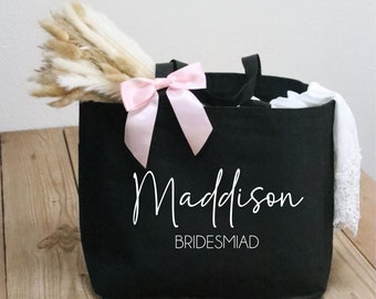 Bridesmaid Tote Bag, Maid of Honor Gift Tote, Personalized Bridesmaid Tote Bags, Bridal Party, Bridesmaid Gifts