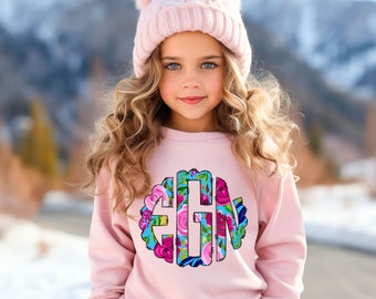 Monogrammed INFANT Sweatshirt Etsy