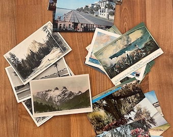 Vintage US Postcard Lot: 1960s-80s Photo Scenes, Scrapbook Ephemera
