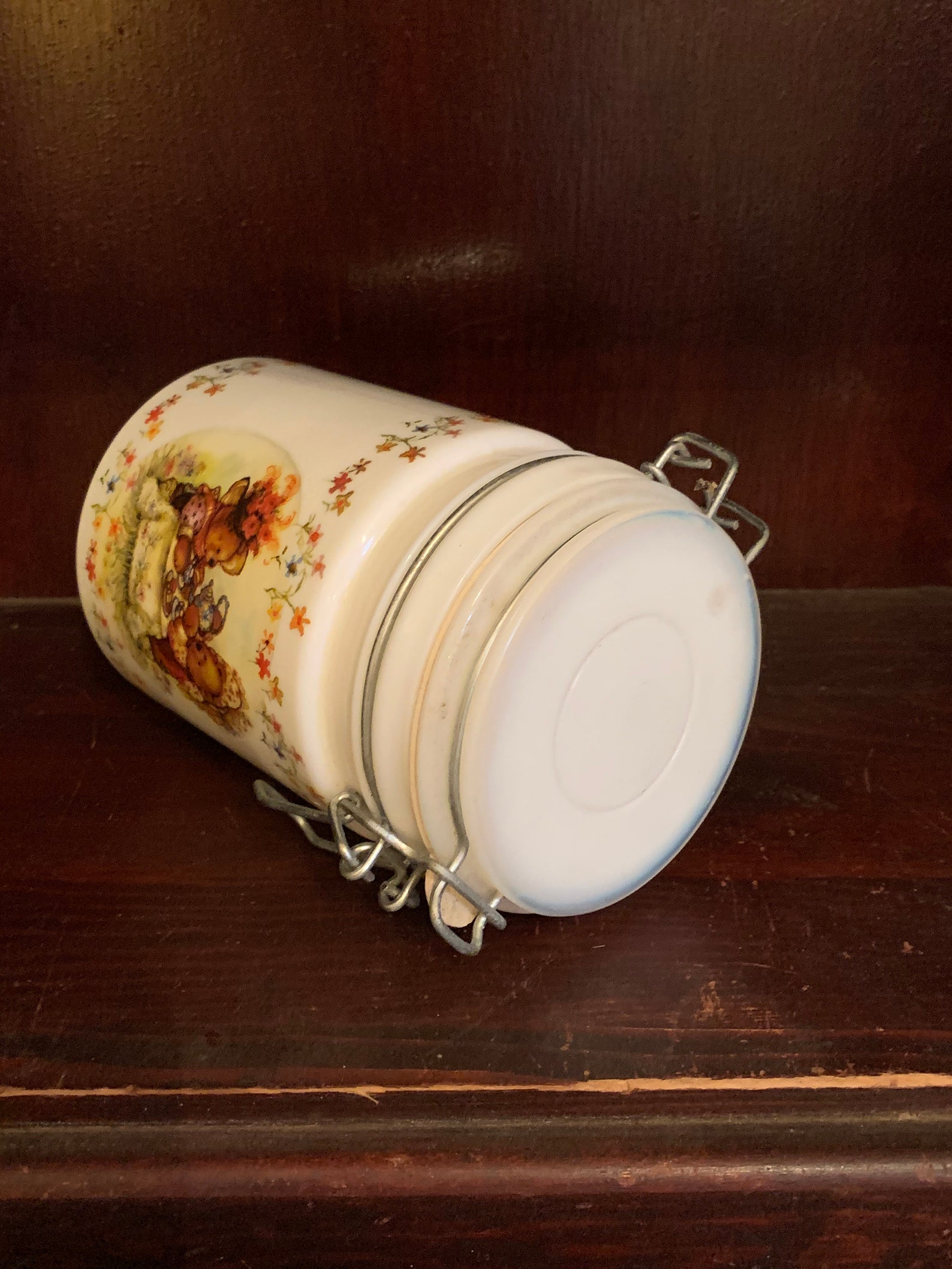 Adorable Hallmark Houston Harvest Gift Products milk glass Etsy