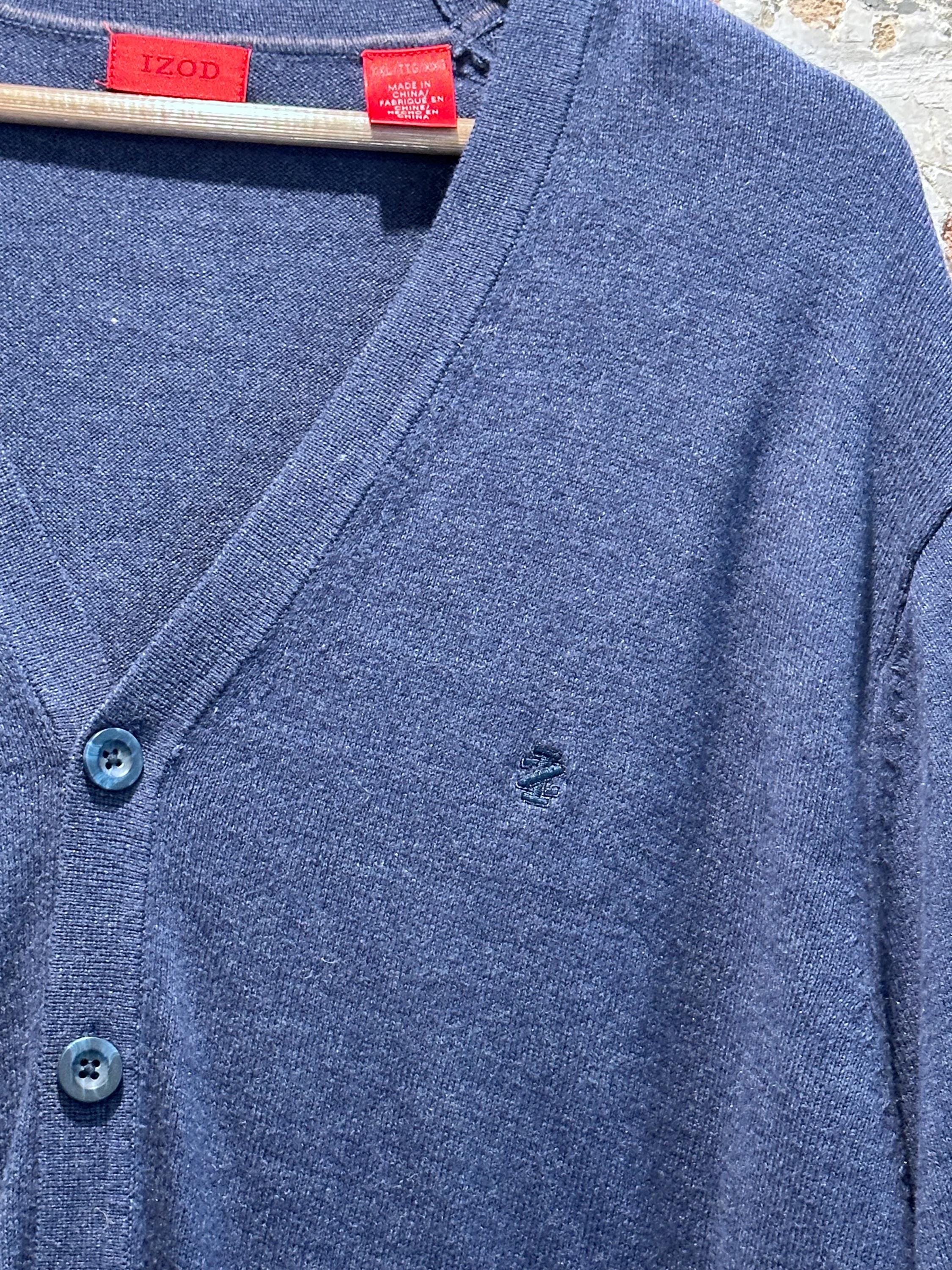 Vintage Cardigan Vintage IZOD cardigan, in a... - Depop