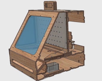 Desktop Coin Pusher 2D Vector Files (for Laser Cutter)