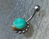 Belly Rings Turquoise Accesories Body Jewelry sexy Bohemian Hippie Belly Dancer Gypsy Fashions