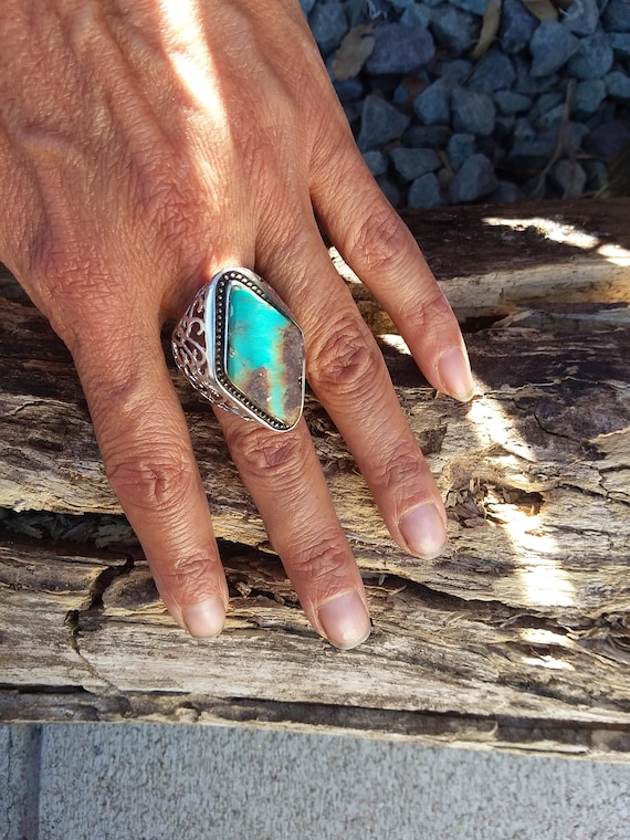 Mens turquoise rings for sale deals