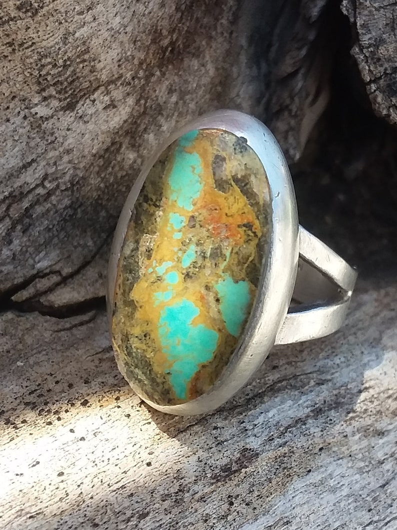 Turquoise Ring Size7.5~Sterling Silver sale~Fashion Rings