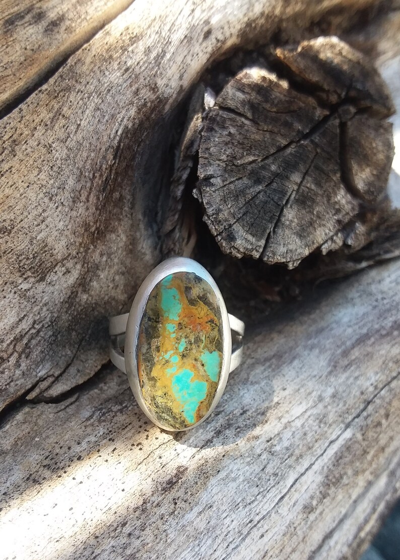 Turquoise Ring Size7.5~Sterling Silver sale~Fashion Rings