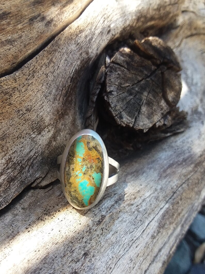 Turquoise Ring Size7.5~Sterling Silver sale~Fashion Rings