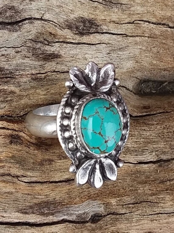 Sections Of Glory! Vintage Native American Navajo Turquoise Sterling Silver Necklace Sections Of Glory! Vintage Native American Navajo Turquoise Sterling Silver Necklace