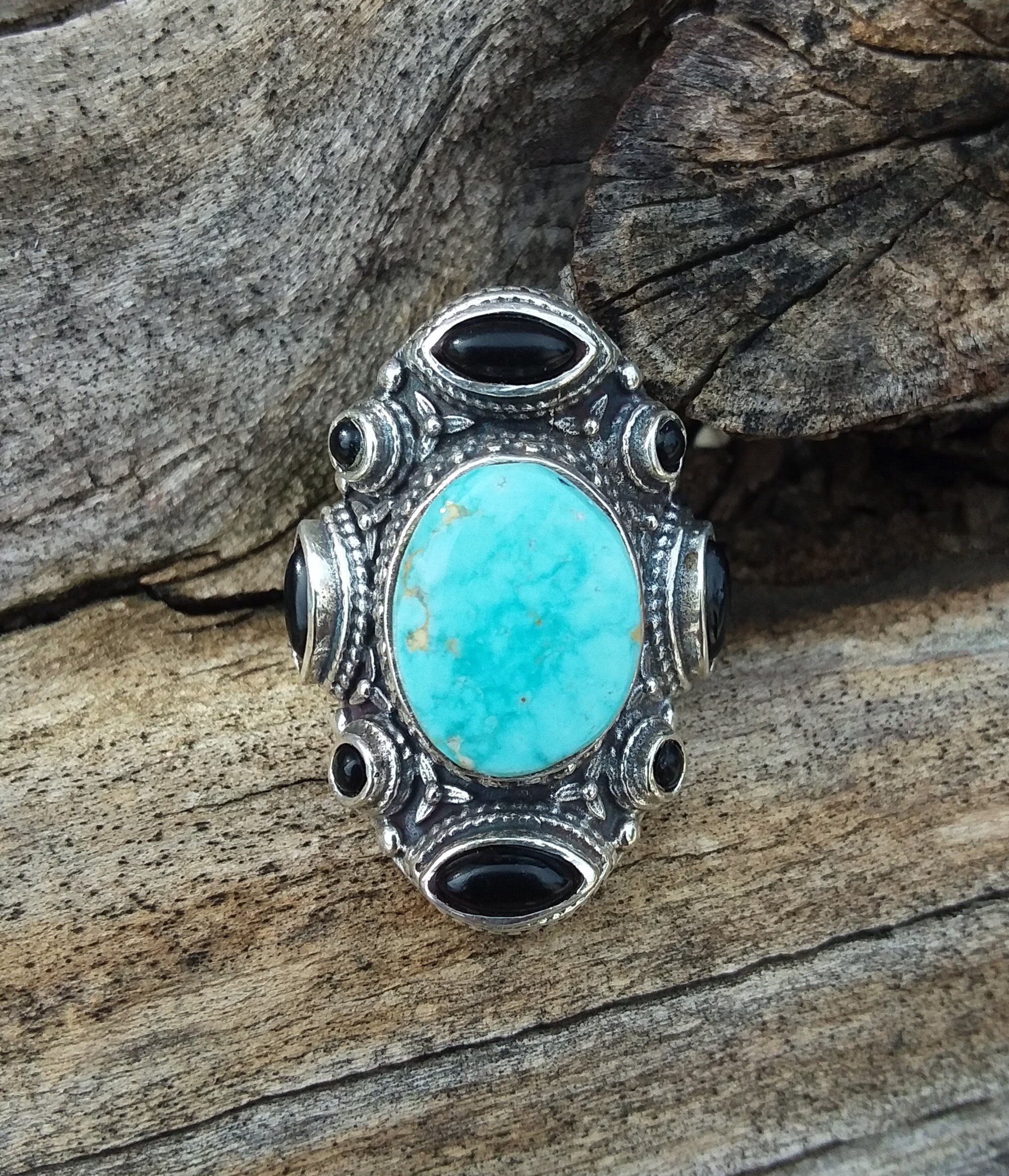 Turquoise Ring Size8 Jewelry Sale ~native American