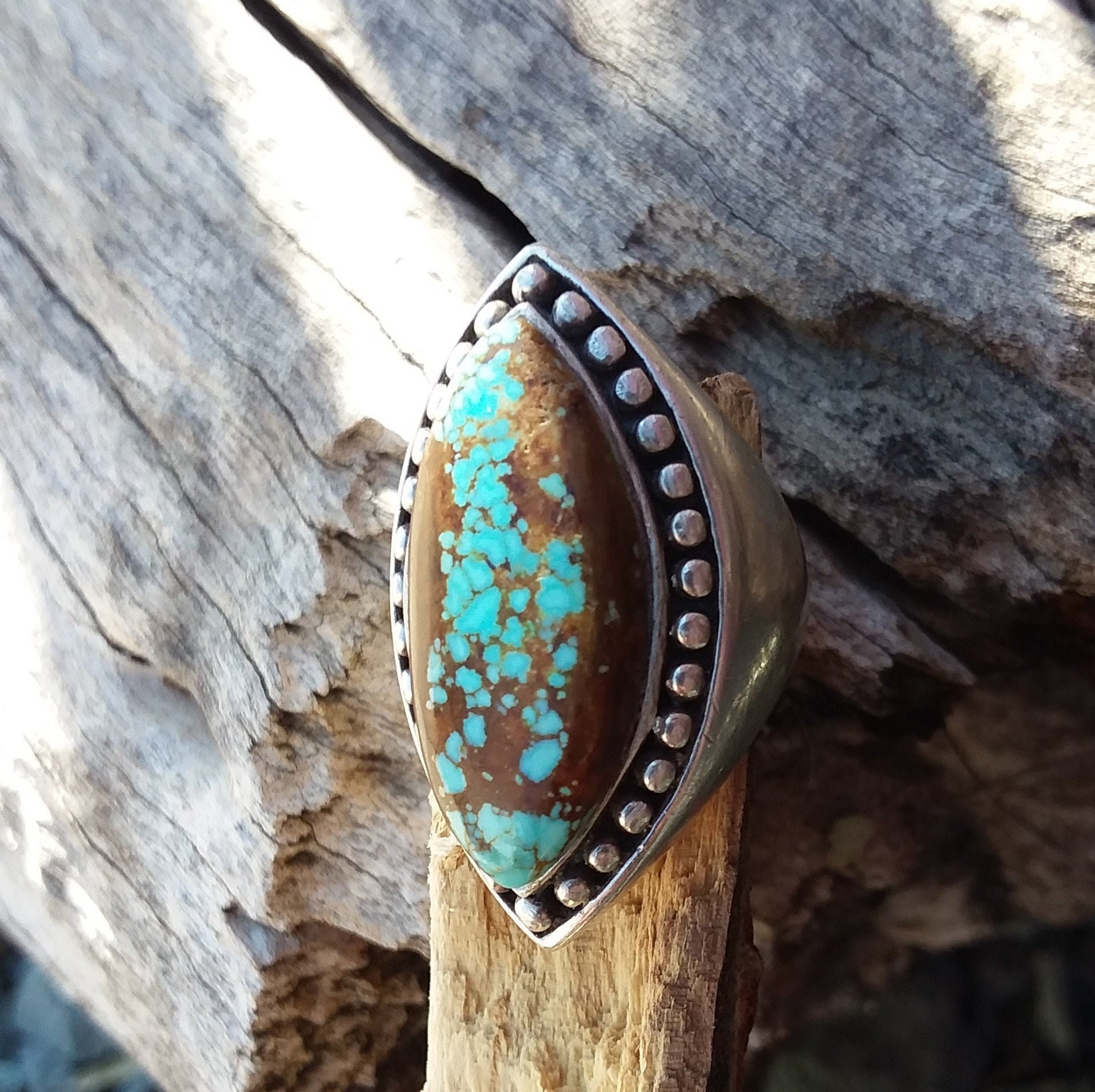 Turquoise Ring Size7~native American Jewelry-navajo Accessories