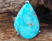 Turquoise Ring size6 Native American Jewelry Country Western